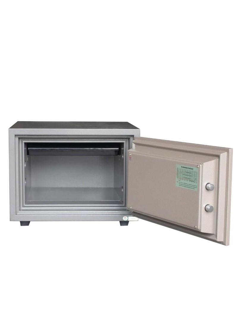 Protector - Protecter Safe PT37K Fireproof Safe with Removable Shelf and Double Locks Safe for Home and Office (H37 x W49 x D41 cm, 60 kg) Made in Vietnam - Image 1