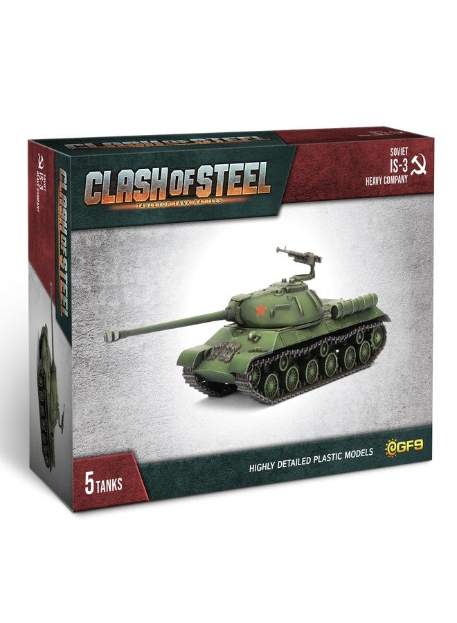 Gale Force Nine Clash of Steel: Tabletop Tank Battles - Soviet is-3 Heavy Company - Image 1