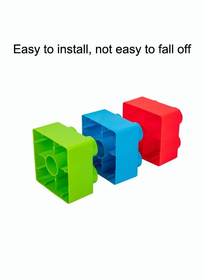 JSAITOYS - Plastic Large Building Blocks For Toddlers Set Of 45 Giant Stacking Bricks For Children - Image 1