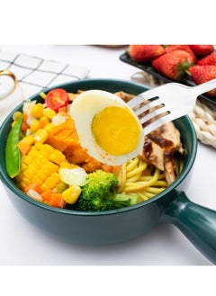 Bukela Extendable fork Spoon, Telescopic Fork and Spoon Set Stainless Steel Long Fork Extender Dinner Retractable Spoons Expandable Extension Fork Spoon Extends to 25.2" Tableware for BBQ Fruit  - Image 5
