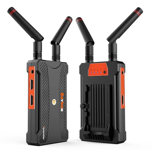 BOVBOX Pro Long Range Wireless HDMI Transmitter and Receiver,820ft (250m), 1 to 4 Receivers with 1080P@60Hz & Audio Input,0.06S Latency, for Outdoor Camera, Live Streaming & Church - Image 1