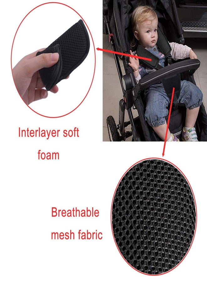 Anglepingping 3 Pack Car Seat Strap Covers,Car Seatbelt Crotch Cushion for Newborns Infants Kids, Car Seat Belt Kit for Toddlers,Universal Seat Belt Strap Covers - Image 3