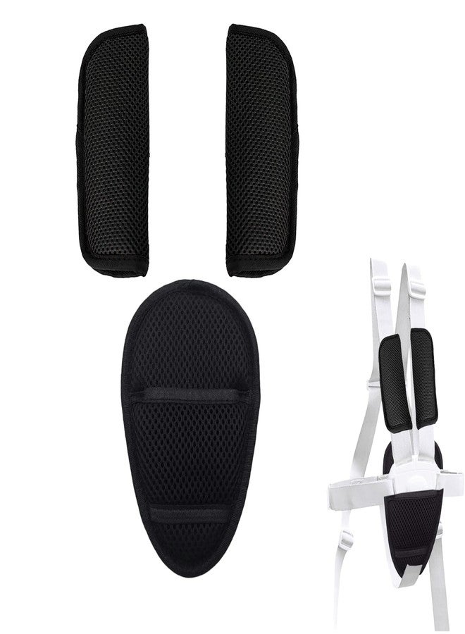 Anglepingping 3 Pack Car Seat Strap Covers,Car Seatbelt Crotch Cushion for Newborns Infants Kids, Car Seat Belt Kit for Toddlers,Universal Seat Belt Strap Covers - Image 1