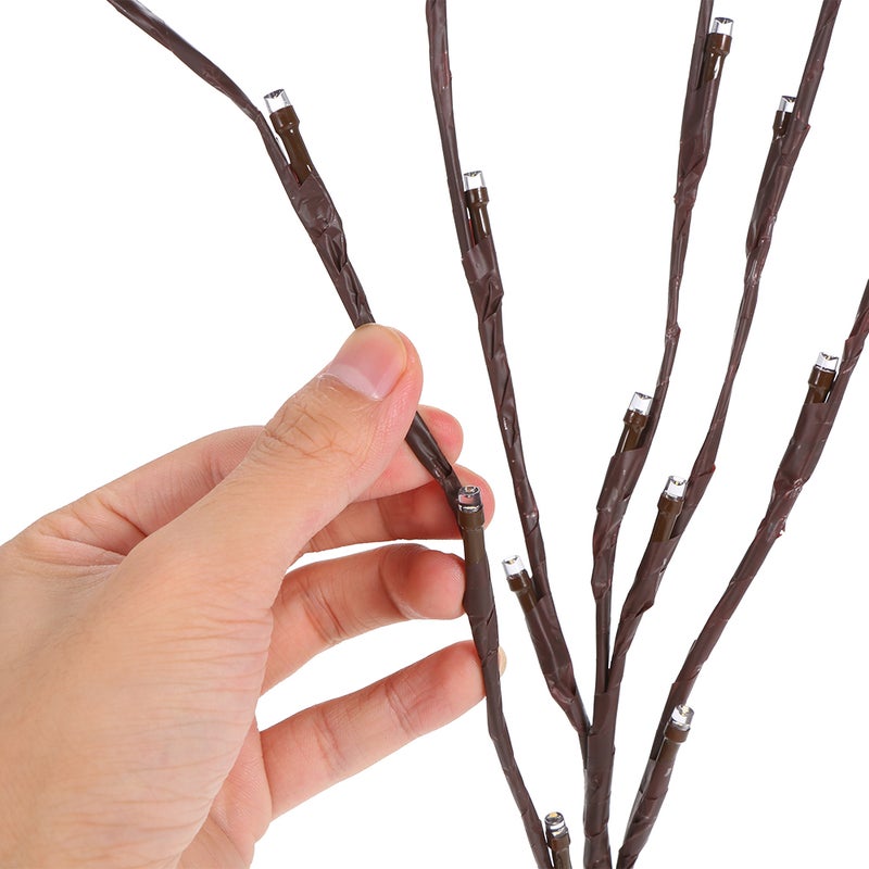 Loquat 20 LED Light Twig Willow Branches multicolour 37.50*5.00*37.50cm - Image 3