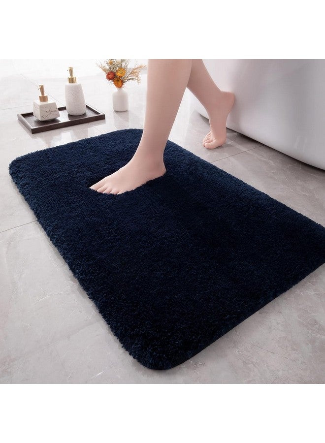 MAXOSHINE Microfiber Bathroom Mat Anti Skid-Highly Absorbent Super Soft Door Mats for Home Kitchen Living Room-2000 GSM Floor Mat-40 x 60 cm (Blue) - Image 1