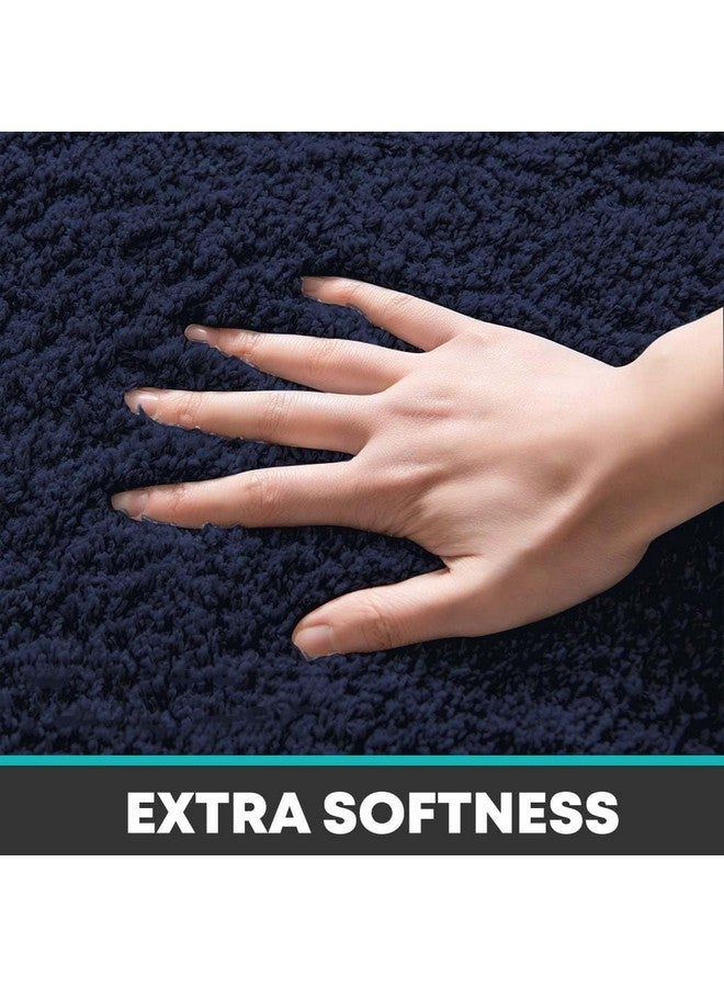 MAXOSHINE Microfiber Bathroom Mat Anti Skid-Highly Absorbent Super Soft Door Mats for Home Kitchen Living Room-2000 GSM Floor Mat-40 x 60 cm (Blue) - Image 2