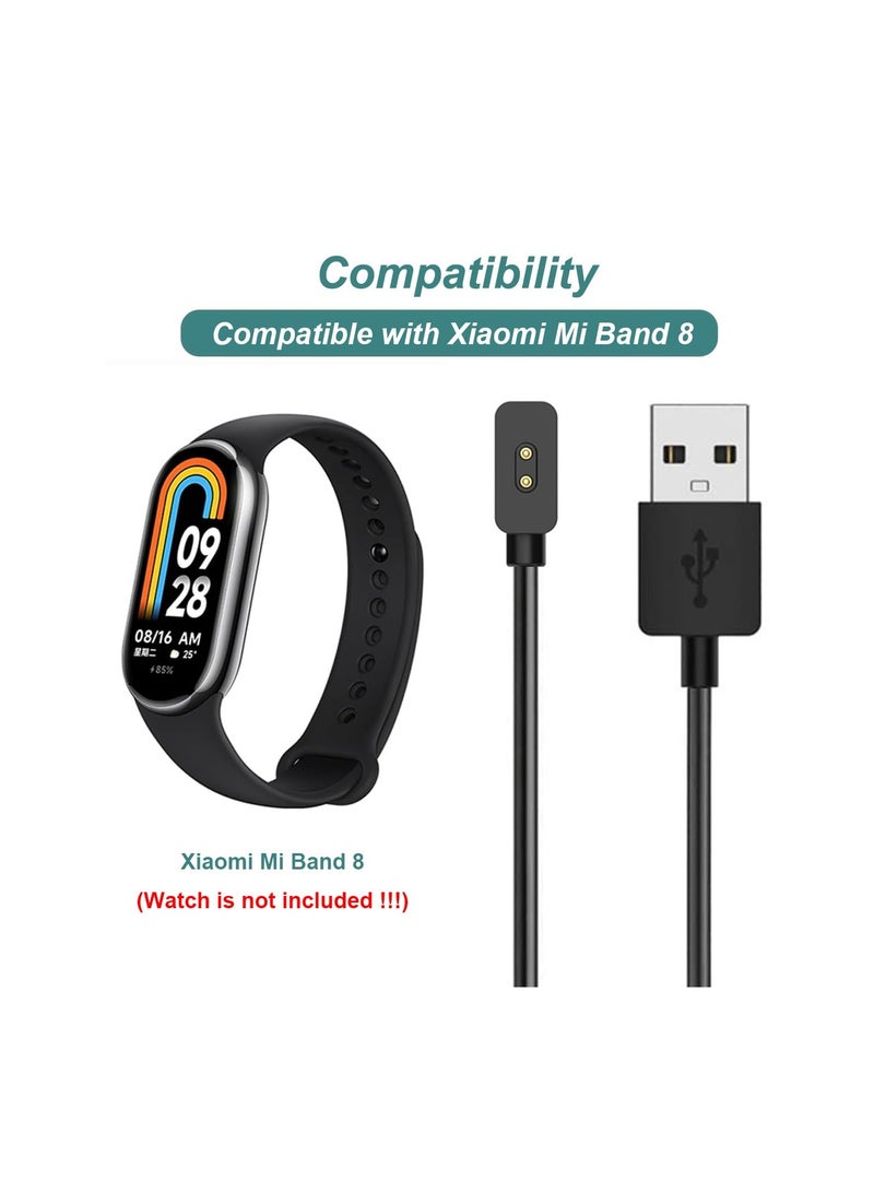 1Pack Charger for Xiaomi Mi Band 8/ Band 9/Redmi Watch 3/Watch 3 Lite/Watch 3 Active/Band 2 , Replacement USB Charging Cable Cord for Mi Band 8/9 Fitness Tracker - Image 2