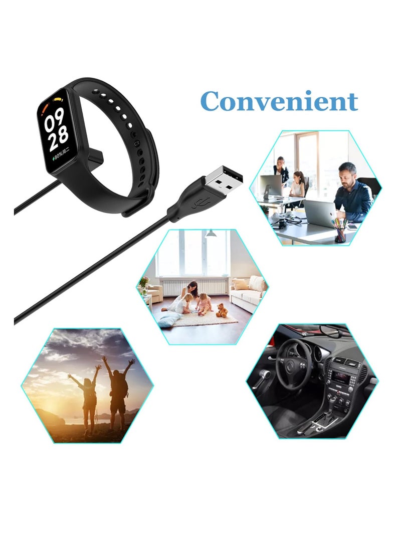 1Pack Charger for Xiaomi Mi Band 8/ Band 9/Redmi Watch 3/Watch 3 Lite/Watch 3 Active/Band 2 , Replacement USB Charging Cable Cord for Mi Band 8/9 Fitness Tracker - Image 4