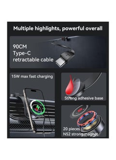 C314 360 Adjustable Aluminum Alloy Magnetic Wireless Charging Phone Holder With Retractable Cable - pzsku/Z790E29708CE444C5821FZ/45/1741013112/4e16843a-345a-4b0d-bc2e-3a8de51423b0