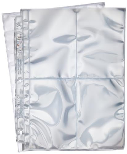 Ultra Pro 4-Pocket Platinum Page with 3-1/2" X 5-1/4" Pockets 100 ct. - Image 2