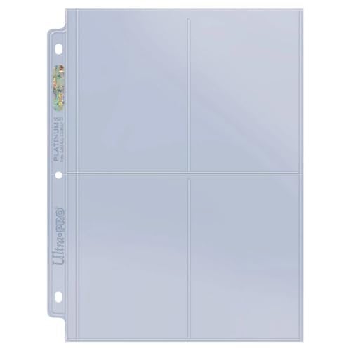Ultra Pro 4-Pocket Platinum Page with 3-1/2" X 5-1/4" Pockets 100 ct. - Image 5