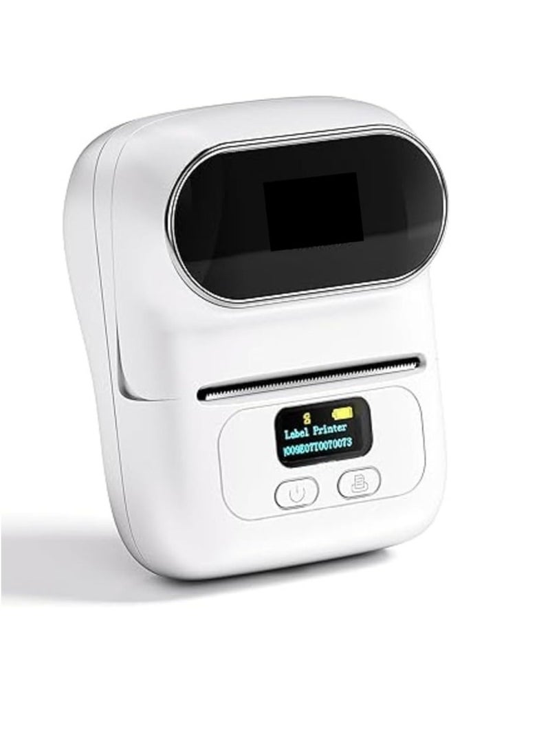 AIMO M110 Label Maker - Portable Blue-tooth Thermal Label Maker Printer for Barcode, Clothing, Jewelry, Retail, Mailing, Compatible with Android & iOS System, Support 20mm-50mm Width Sticker Paper printing - Image 1