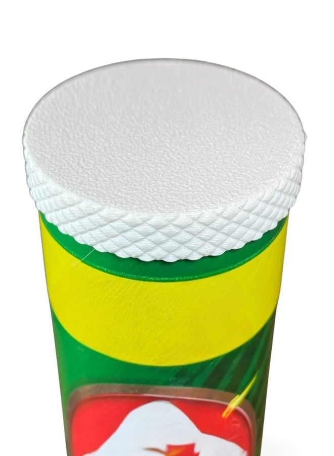 Superhero DIY Flexible Reusable Lid compatible with Comet Cleanser | Fits snugly on powder cleanser can | Cover for cans like Comet cleaner cans (White) - Image 1