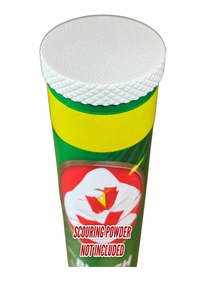 Superhero DIY Flexible Reusable Lid compatible with Comet Cleanser | Fits snugly on powder cleanser can | Cover for cans like Comet cleaner cans (White) - Image 4