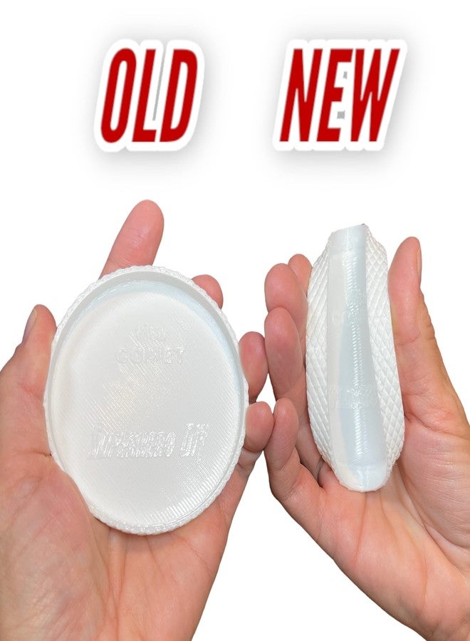 Superhero DIY Flexible Reusable Lid compatible with Comet Cleanser | Fits snugly on powder cleanser can | Cover for cans like Comet cleaner cans (White) - Image 2