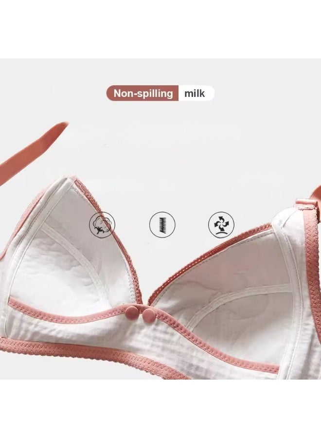 3 Pieces Women Nursing Bra Cotton Front Closer Bra Womens Maternity Breastfeeding Bra - Image 2