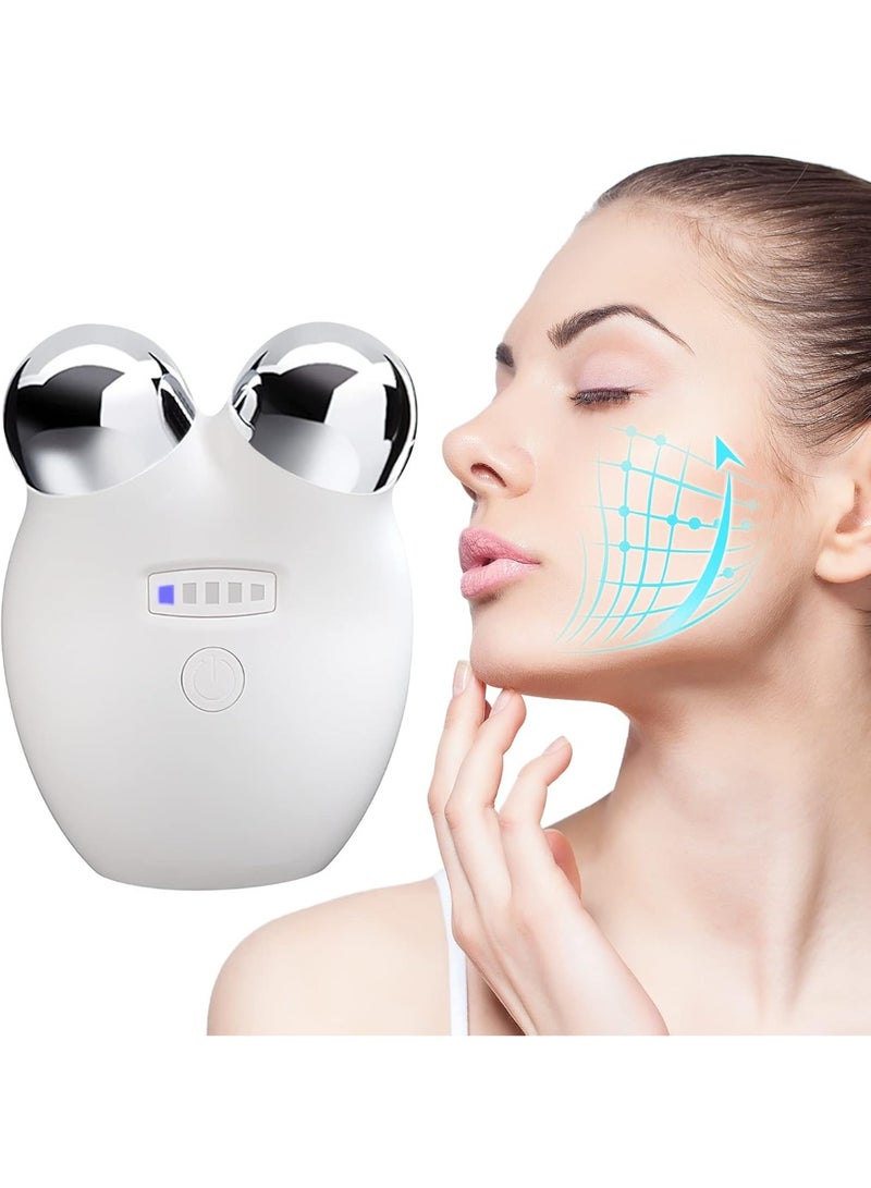 Arabest Microcurrent Facial Device, USB Rechargeable Face Massager for Anti Aging and Wrinkle, Intelligent Double Chin Massager - Image 1