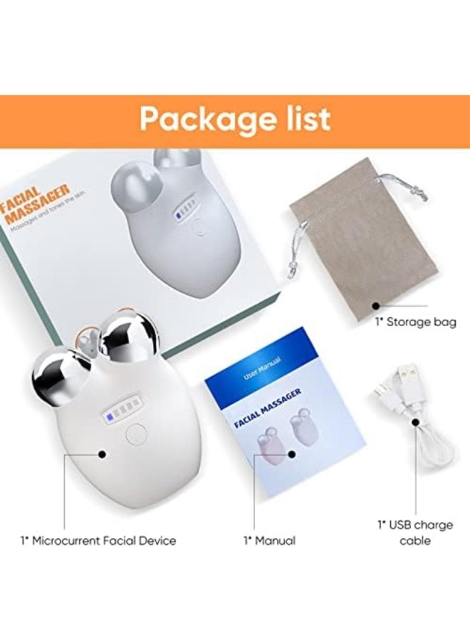 Arabest Microcurrent Facial Device, USB Rechargeable Face Massager for Anti Aging and Wrinkle, Intelligent Double Chin Massager - Image 2
