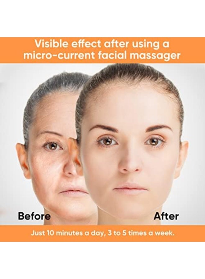 Arabest Microcurrent Facial Device, USB Rechargeable Face Massager for Anti Aging and Wrinkle, Intelligent Double Chin Massager - Image 3