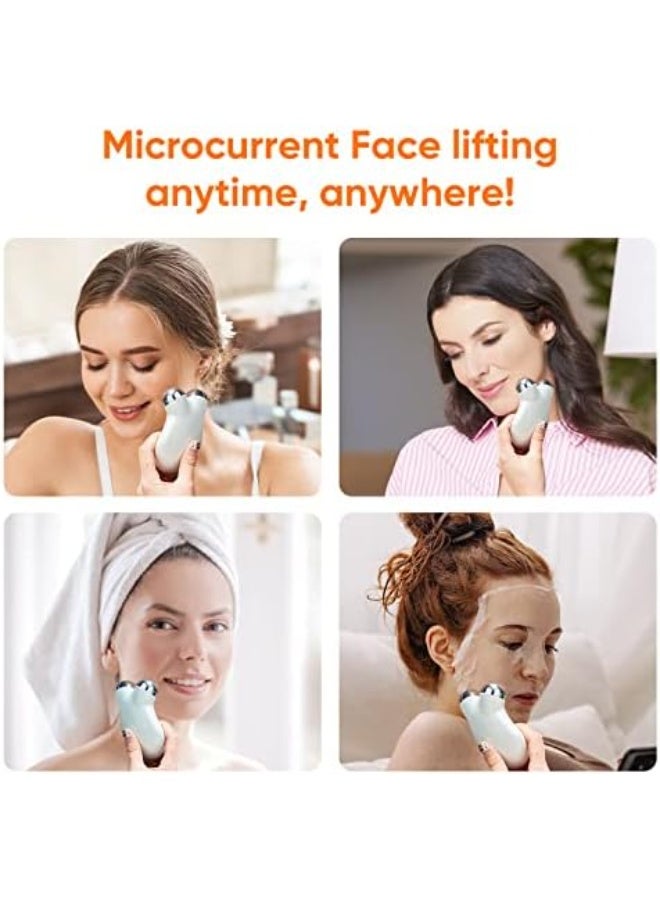 Arabest Microcurrent Facial Device, USB Rechargeable Face Massager for Anti Aging and Wrinkle, Intelligent Double Chin Massager - Image 5