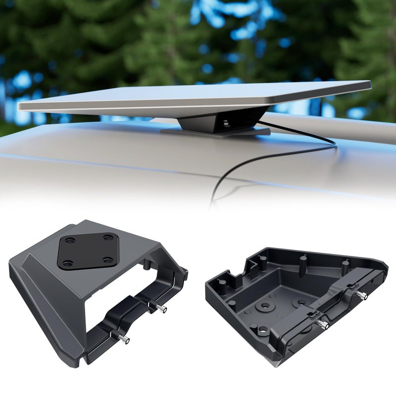 STARGEAR Starlink Gen 3 Mount, Starlink Standard Mounts Mobility Heavy Duty, Anti Theft Flat Mount for Gen 3/V3/REV.4 Satellite Dish, Starlink Kit Accessories for Roof, Car, RV, Boat, Aluminum Alloy - Image 1