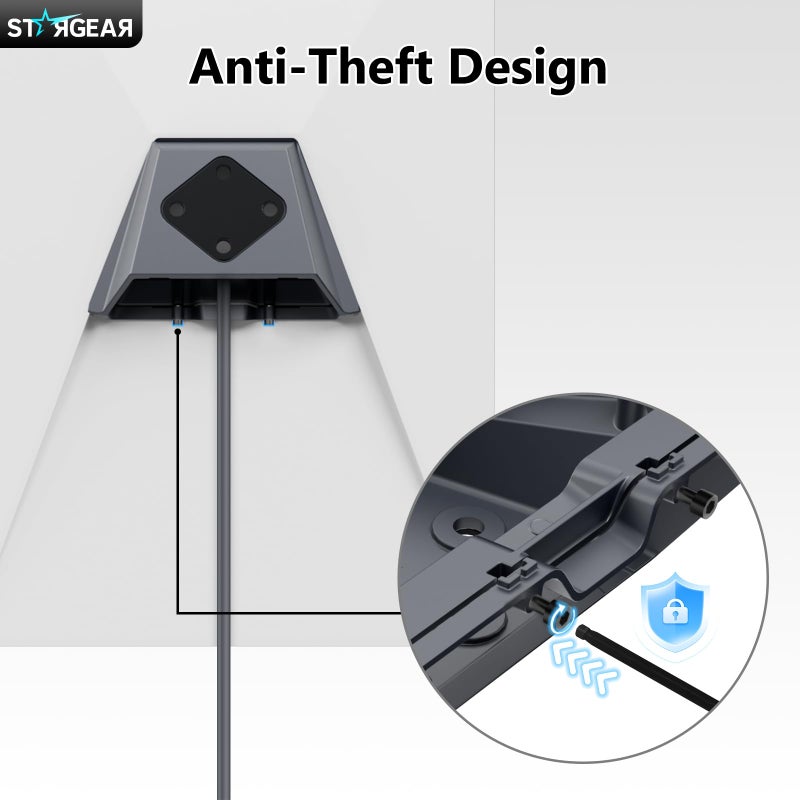STARGEAR Starlink Gen 3 Mount, Starlink Standard Mounts Mobility Heavy Duty, Anti Theft Flat Mount for Gen 3/V3/REV.4 Satellite Dish, Starlink Kit Accessories for Roof, Car, RV, Boat, Aluminum Alloy - Image 5