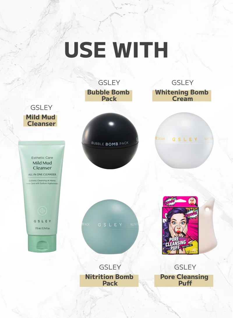 GSLEY Whitening Bomb Cream - Korean Beauty Skin Brightening Cream, Wrinkle Improvement, Moistruising, Organic Rappeseed Extract Cream with Retinol