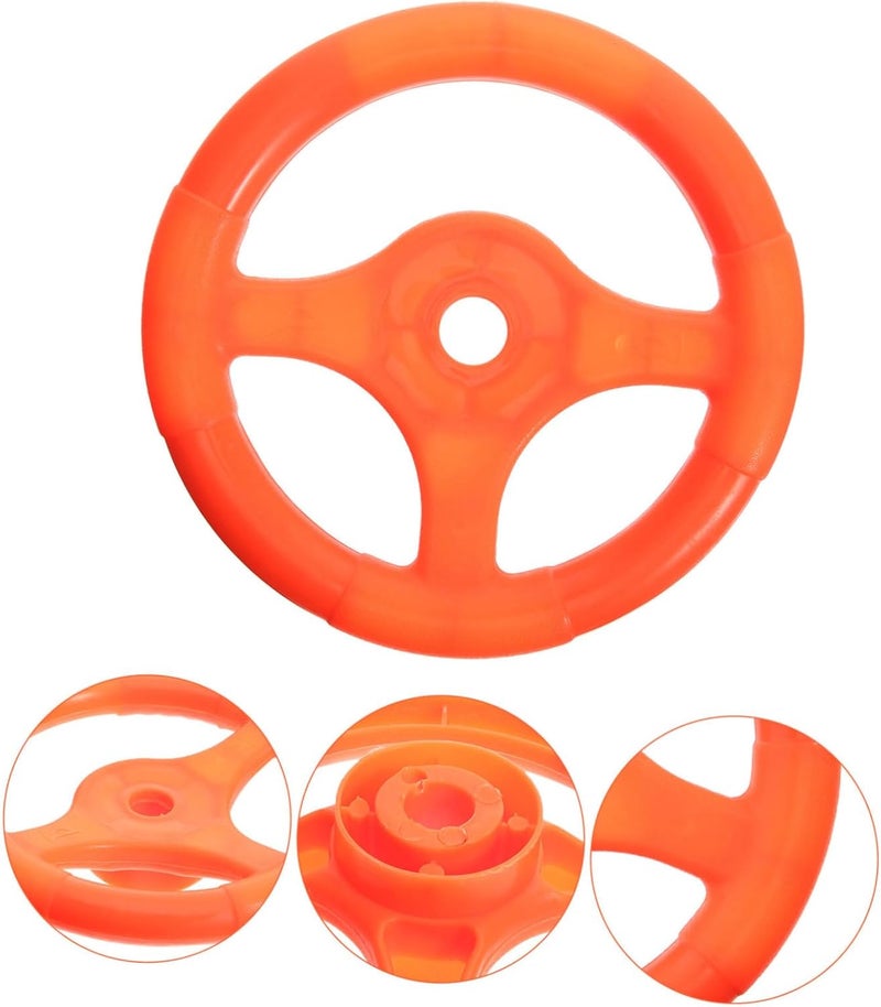 Vaguelly Toy Vehicle Steering Wheel Playground Steering Wheel Steering Wheel Simulated Driving Controller Swingset Steering Wheel Playground Toy Cartoon Drive Wheel Plastic - Image 5