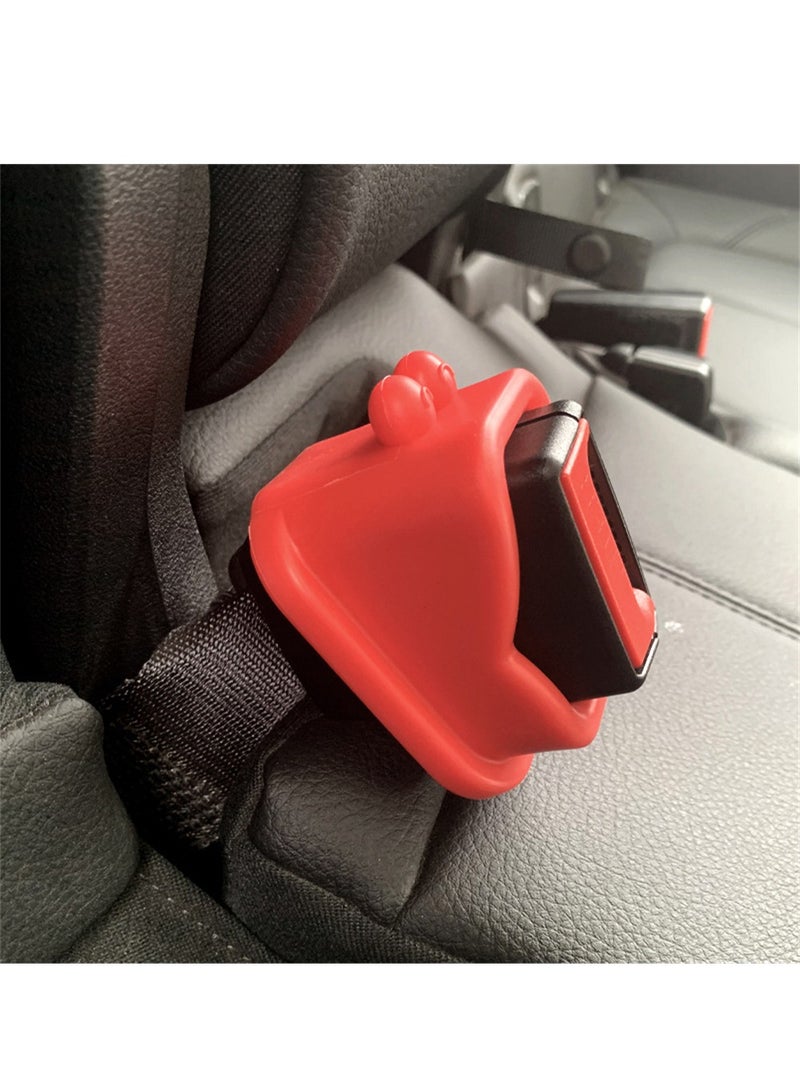 Excefore Seat Belt Holder, Car Seat Belt Buckle Holder Booster Auto Seatbelt Guard Easy Access to The Buckles of Rear Seats Car Accessories, Compatible with Most Cars, Suitable for Kids, 2-Pack - Image 5