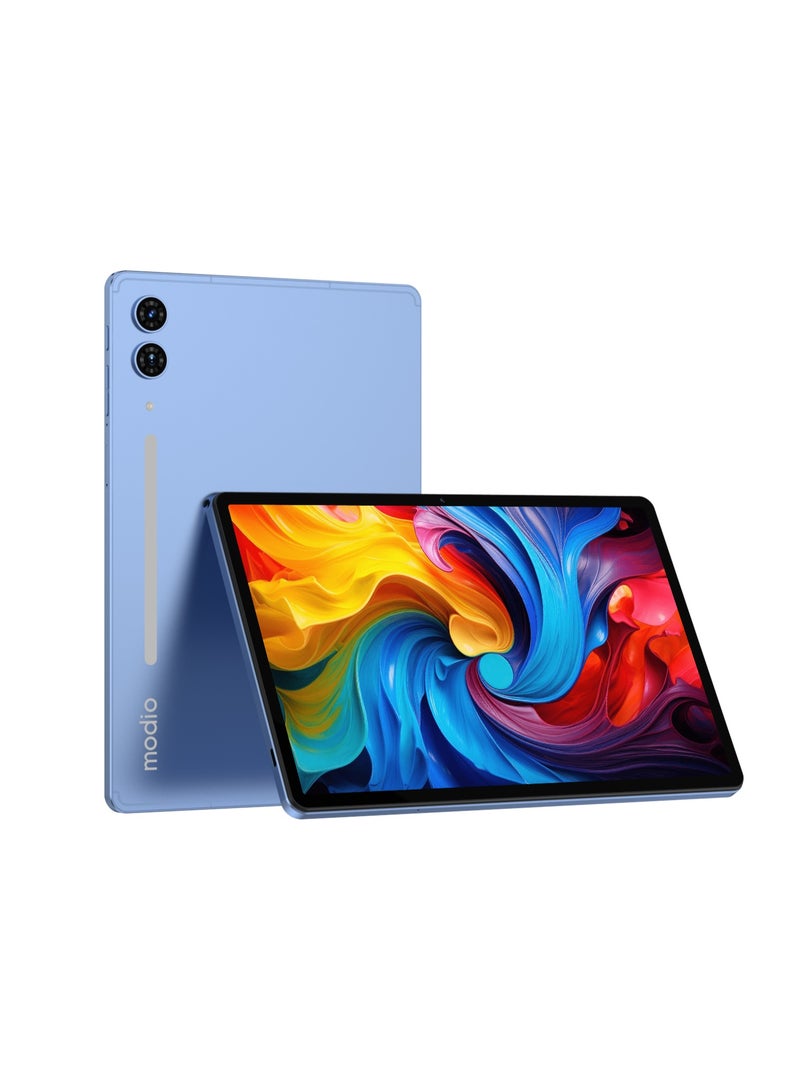 modio M45 10.1-Inch Display Android Tablet with 12GB RAM + 512GB ROM 10000 mAh Battery Keyboard and Mouse - Blue - Image 2