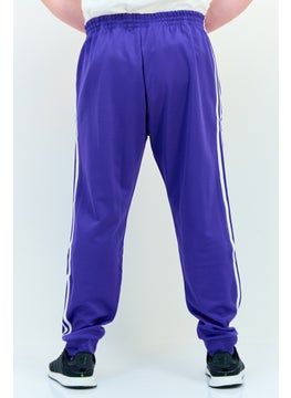 adidas Originals Men Slim Fit Brand Logo Outdoor Track Pants, Energy Ink  - Image 3