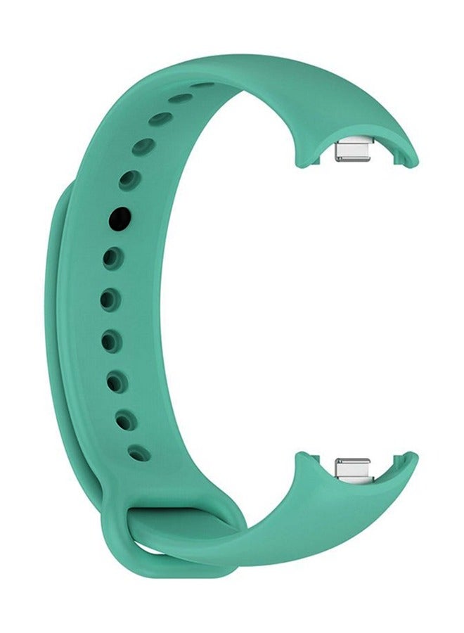Soft Silicone Strap Replacement Band For Xiaomi Mi Band 8 - Mint  - Image 2