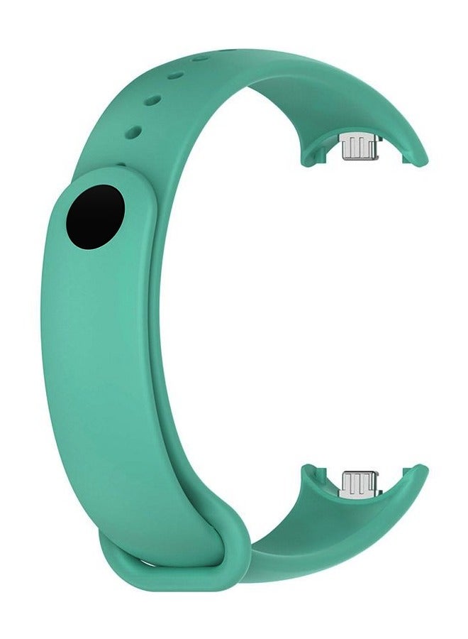 Soft Silicone Strap Replacement Band For Xiaomi Mi Band 8 - Mint  - Image 4