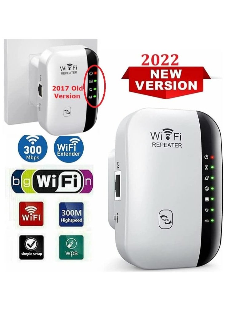 Generic - Wifi Booster Wifi Extender Super Boost Wifi Range Wifi Repeater Up To 300 Mbps Wifi Signal Booster Super Fast Wifi Extender Covers Up To 1500 Sq.Ft And 25 Devices Internet Booster - Image 1