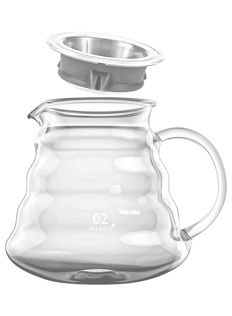MIBRU V60 Coffee Set 12 piece Drip Pour Ove Coffee Maker Set All in one Portable Carry Case Black 600ml Travel Bag Set With Tool Case - Image 4
