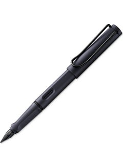 LAMY Safari Fountain Pen Metal Clip Ef Nib Steel Black 