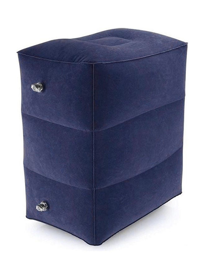 Loquat Inflatable Foot Rest Travel Pillow Blue 45x40x25cm - Image 1