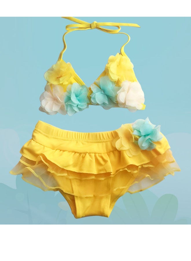 Geustos Baby Girl Halter Swimsuit 100-120 Cm - Image 2