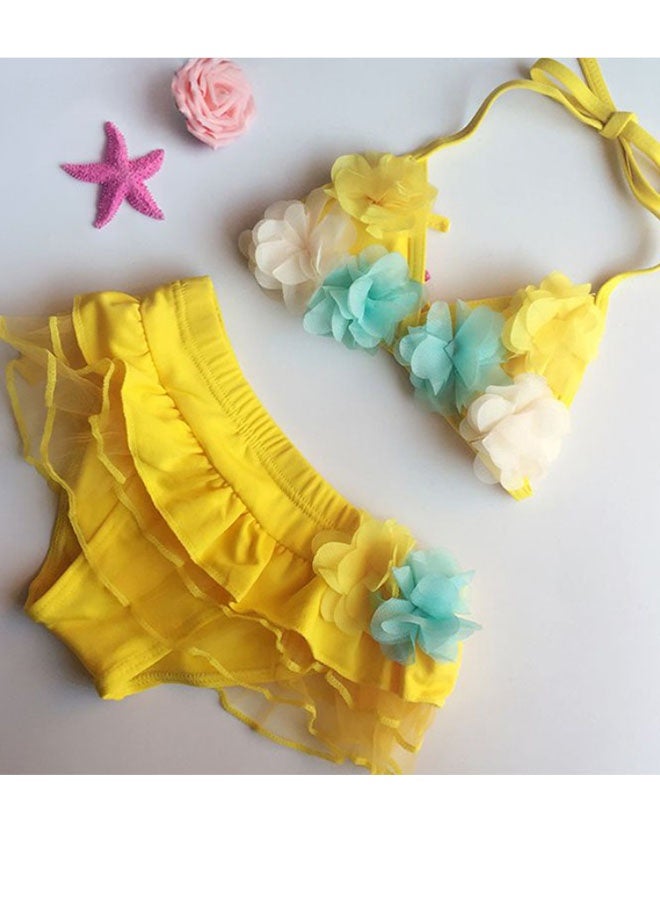 Geustos Baby Girl Halter Swimsuit 100-120 Cm - Image 1
