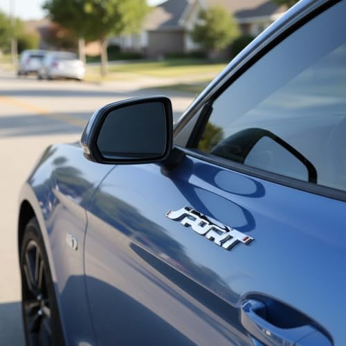 OAN Sport Metal 3D Sport Logo Car Bike Sticker (Silver) Size:- 14cm X 2cm X 0.5 mm - Image 4