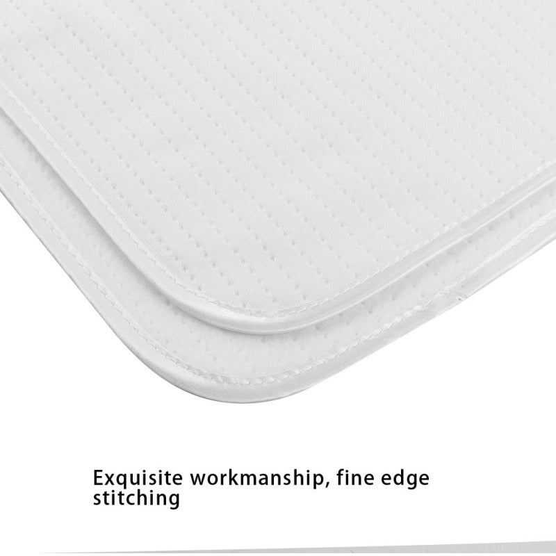 Reusable Spa Steam Towel: 1 White Polyester Bed Sheet - Breathable No-pilling Durable Massage Bed Sheet With Middle Hole For Beauty Salon Facial Massage - Image 4