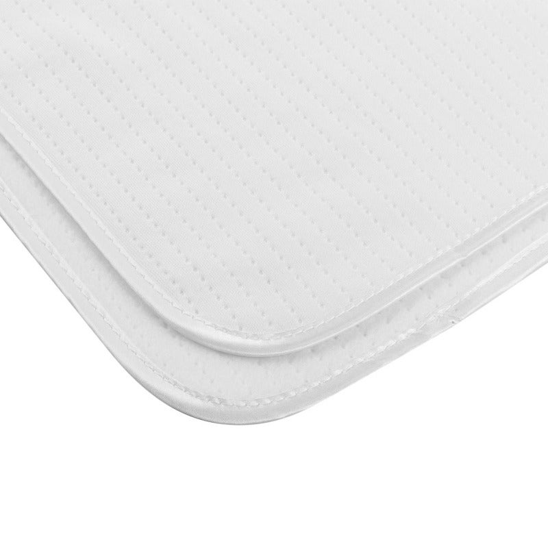 Reusable Spa Steam Towel: 1 White Polyester Bed Sheet - Breathable No-pilling Durable Massage Bed Sheet With Middle Hole For Beauty Salon Facial Massage - Image 2