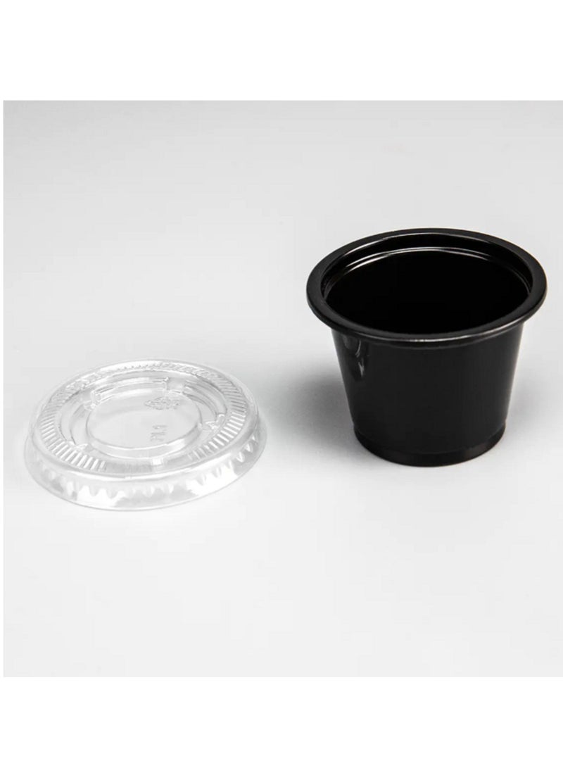 Pack of 100 Disposable Food Containers with Lids for Soup - Image 2