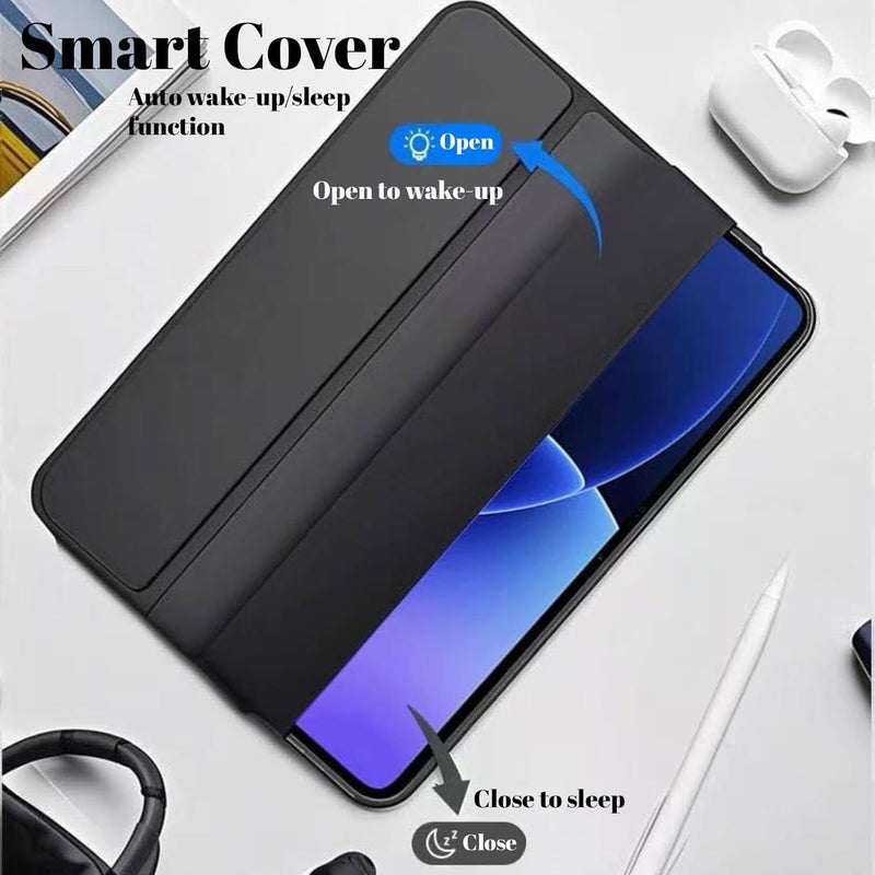 Vurtboly غطاء متوافق مع Xiaomi Pad 8/8 Pro 11.2 بوصة 2026، حافظة رفيعة ثلاثية الطي مقاومة للصدمات من TPU على شكل قرص عسل مع حامل متين وغطاء إيقاظ/إسبات تلقائي لـ Xiaomi Pad 8/8 Pro 11.2 بوصة 2026 - Image 2