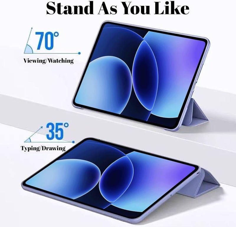 Vurtboly غطاء متوافق مع Xiaomi Pad 8/8 Pro 11.2 بوصة 2026، حافظة رفيعة ثلاثية الطي مقاومة للصدمات من TPU على شكل قرص عسل مع حامل متين وغطاء إيقاظ/إسبات تلقائي لـ Xiaomi Pad 8/8 Pro 11.2 بوصة 2026 - Image 3