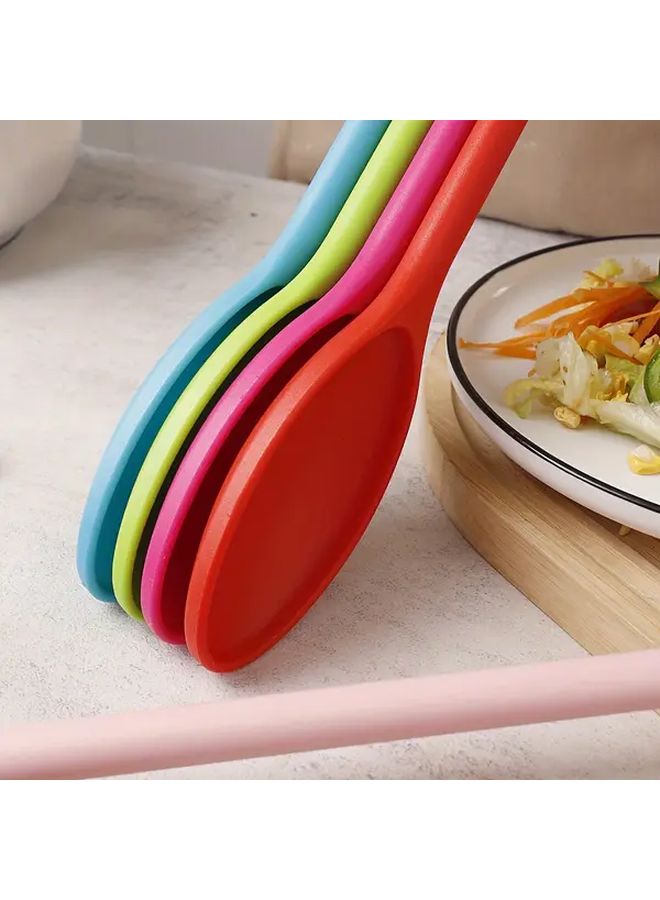 Pink Long Handle Ladle Heavy Duty Kitchen Serving Spoon For Soup Salad Stir Fry - Image 2