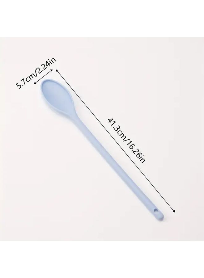 Pink Long Handle Ladle Heavy Duty Kitchen Serving Spoon For Soup Salad Stir Fry - Image 3