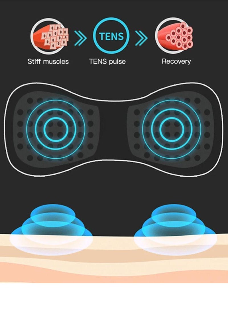 Loquat Electronic Muscle Stimulator Pain Relief Mini Magic Massager Sticker - Image 5