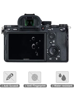 SJet 2 PACK Screen Protector for Sony A7S3 A7SIII Tempered Glass Cover 0.3mm 9H Hardness Anti-Scrach Anti-Bubble  - Image 2