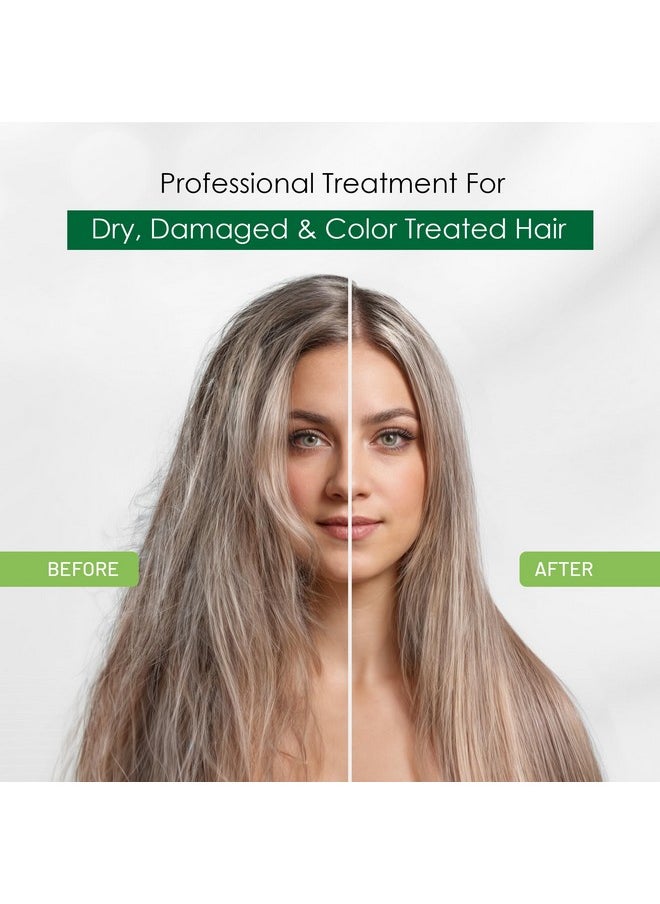 Herbishh - Argan Hair Mask-Deep Conditioning & Hydration For Healthier Looking Hair- For Very Dry, Weak, Stressed Out Hair, No Sulphates, No Parabens (100 Gm) - Image 1